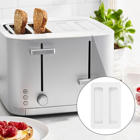 2Pcs Toaster Cover 2 Slice Silicone Toaster Dust Covers Black Bread Machine Cover Silicone Toaster Lid Bread Maker Top Cover Sandwich Machine Part Accessories in Saudi Arabia