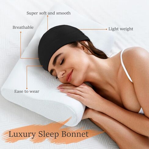 2 Pcs Soft Chemo Headwear for Women, Lightweight Hair Cap for Sleep Chemo Caps Sleeping Cap for Chemo Hair Loss in Kuwait