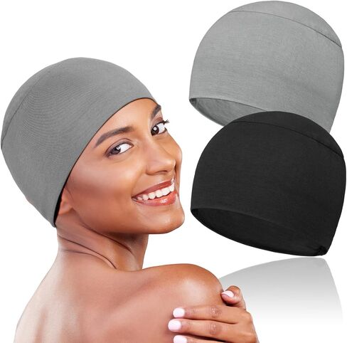 2 Pcs Soft Chemo Headwear for Women, Lightweight Hair Cap for Sleep Chemo Caps Sleeping Cap for Chemo Hair Loss in Kuwait