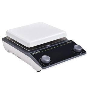 Magnetic Stirrer 5.9 inch Hot Plate 200-1600RPM Max Temp.300℃/572°F Magnetic Stir Plate Max 5L Lab Stirrers with Stir Bar & Standing Pole(No Screen)