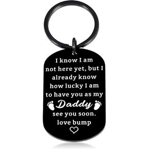 New Dad Christmas Gifts Baby Stocking Stuffers First Fathers Day Gift from Wife Baby Announcement Pregnancy Gifts for Dad Husband from Daughter Son First-time Daddy Daddy To Be Gifts Valentine