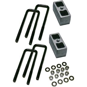 RealTruck SUPERLIFT SUSPENSION 3" Block Kit for Dodge 1/2 Ton Pickup | Rear Lift Blocks, U-Bolts, & Hardware | 4038 | Fits 1969-2001 Dodge 1/2 Ton Pickups 4WD