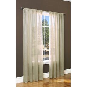 Loft Living Wembley Insulated Energy-Saving Sheer Curtain 50" x 72" in Linen