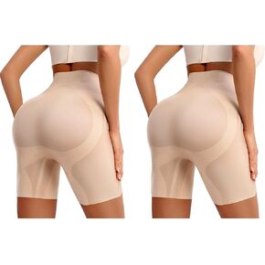 Shapewear Shorts For Women Tummy Control High Waisted Body Shaper Shorts Girdles Thigh Slimmer Butt Lifter Panties