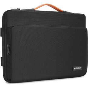 KIZUNA Laptop Bag Case 14 Inch Computer Shoulder Sleeve Briefcase for 15" MacBook air M2 2023/Lenovo Flex 14/14" HP EliteBook 840 G5/HP Pro 14 G3/Dell Latitude 7490 5490/IdeaPad Flex 5,Black