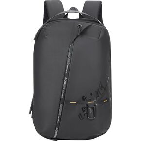 AOKING Laptop Backpack for Men Women Travel Business Back Pack Waterproof Commuter Bookbag Large Capacity 15.6 Inch Computer Bag (Black with USB port)