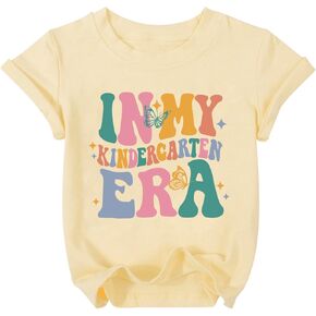 Kindergarten Shirt for Boys Girls First Day of Preschool Tshirt Little Kids 2024 Back to School Gift Tee in Kuwait