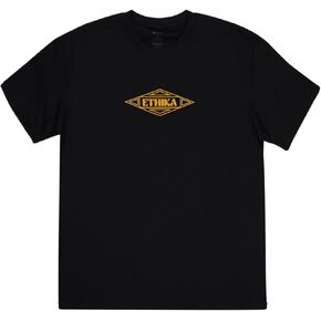 Ethika Boy's Graphic Tee | Diamante Crest -Black-
