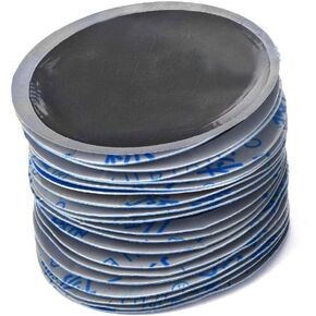 Tire Repair Patch, 80Pcs/Box 58mm Car Round Rubber Tire Tyre Puncture Repair Patch Fast Repair Cold Patch Tubeless Patches