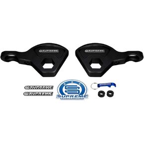 Supreme Suspensions - Adjustable 1" to 3" Front Leveling Kit for 1998-2003 Dodge Durango 4WD High-Strength Steel Re-Indexed Torsion Bar Keys - Can Cooler Included with Purchase