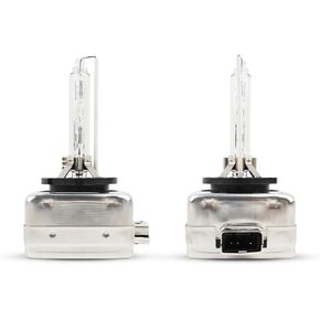 D1S Xenon HID Headlight Bulbs 6000K Cool White 35W Compatible with 2007-2012 GMC Acadia, D1S C1 Replacement Headlamps Projector Lights, Pack of 2