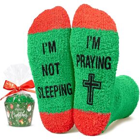 HAPPYPOP Christian Gifts Ideas Socks - Christian Easter Gifts Jesus Gifts, Serenity Prayer Gifts Faith, Christian Socks Religious Socks, Christmas Socks