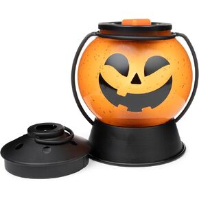 Scentsationals Wax Melt Warmer, Wax Warmer for Scented Wax Melts - Halloween Collection Pumpkin Lantern - Candle Wax Melter for Fragrance Cubes and Tarts