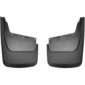 Husky Liners — Rear Mud Guards | Fits 2020-2024 Chevrolet Silverado 2500/3500 HD w/Single Rear Wheels - Black, 2 Pc. | 59281