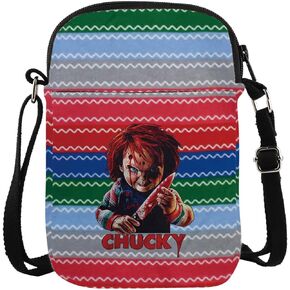 VAMSII Chucky Crossbody Bag Chucky Horror Movie Gift Horror Movie Fans Gift Chucky Merchandise