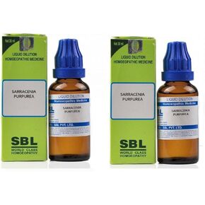 Pack Of 2 X Sbl Homeopathy Sarracenia Purpurea (30 Ml) (1000 Ch)