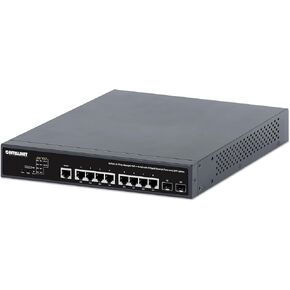 Intellinet 54 Port Gigabit L2+ Managed Ethernet PoE Switch - 48 PoE+ Ports with 450W Power Budget, 6 SFP+ Slots, Self-Healing, L3-lite, Cloud Management, 19" Rackmount –3 Yr Mfg Warranty-561969