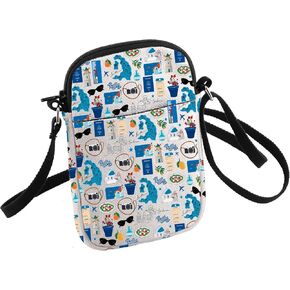 HOLLP Greece Crossbody Bag Santorini Travel Gift Greek Vacation Small Sling Bag Wanderlust Gift