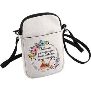 HOLLP Music Band Inspired Crossbody Bag from Your Dreams Small Sling Bag Lyric Inspired Gift