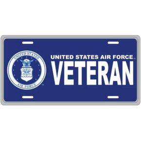 US Air Force Veteran License Plate