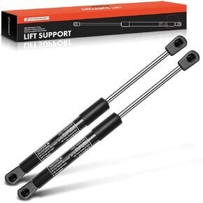 A-Premium Tailgate Rear Trunk Lift Supports Shock Struts Compatible with Select Ford Models - Focus 2000 2001 2002 2003 2004, Sedan, with Spoiler - Replace# XS4Z54406A10BB, 6S65F406A10AA (2-PC Set)