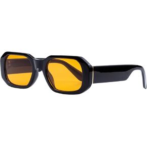 OSAGAMA Rectangle Sunglasses for Women Men Unisex Vintage 90s Square Sun Glasses 52mm
