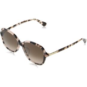 نظارة شمسية مستطيلة للنساء من Kate Spade New York Brylee/F/S، وردي هافانا، 56 ملم، 17 ملم in Kuwait