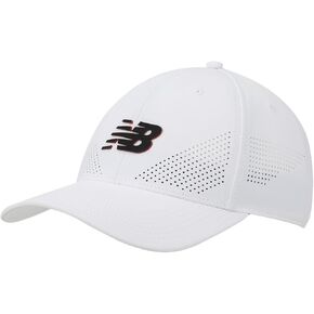 New Balance Adult Unisex 6 Panel Lightweight Adjustable Stretch Perfromance Running Mesh Hat