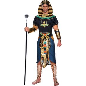 Spooktacular Creations Egyptian King Pharaoh Deluxe Halloween Costume For Men Role-Playing Cosplay