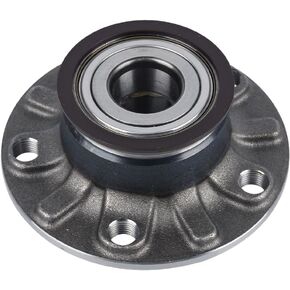 Autoround 512336 Rear Wheel Bearing and Hub Assembly for Audi A3 2006-2020, Volkswagen Jetta 2012-2021/ Beetle 2012-2014/ Golf 2006-2007 2010-2021/ GTI 06-21/ Rabbit 06-09, 5Lugs Non-ABS