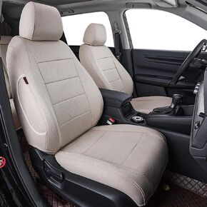 coverdream Forester Waterproof Leather Seat Covers Custom Fit for 2019-2024 Subaru Forester Seat Covers,Full Coverage,Airbag Compatible Car Seat Protector(Full Set,Black)
