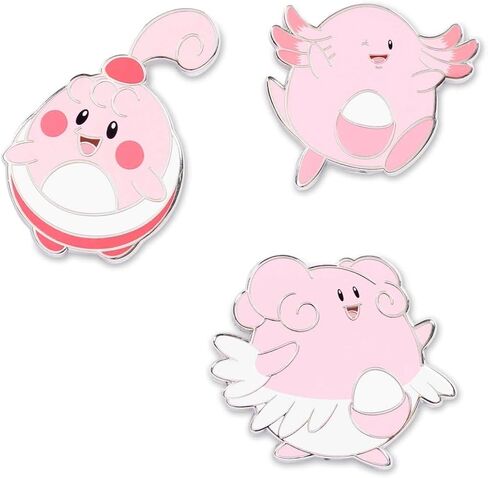Pokémon Center: Happiny, Chansey & Blissey Pokémon Pins (3-Pack) in Saudi Arabia