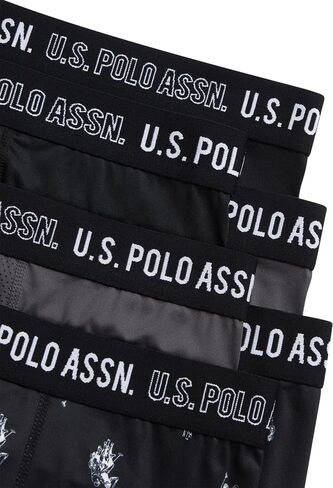 U.S. Polo Assn. Men's Underwear - Casual Stretch Boxer Briefs (6 Pack) in Kuwait