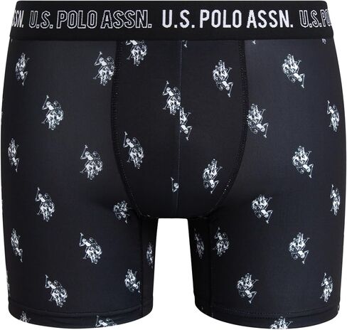 U.S. Polo Assn. Men's Underwear - Casual Stretch Boxer Briefs (6 Pack) in Kuwait