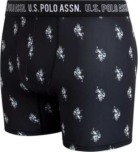 U.S. Polo Assn. Men's Underwear - Casual Stretch Boxer Briefs (6 Pack) in Kuwait