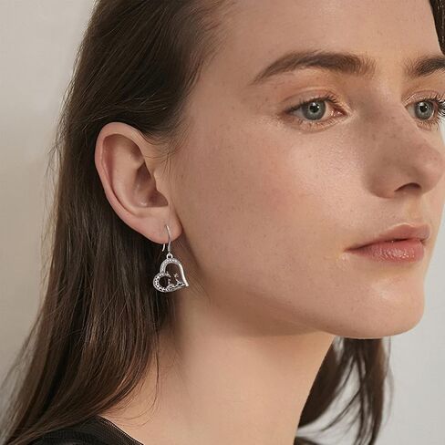 TANGPOET Giraffe Gifts for Women Mom Her 925 Sterling Silver Giraffe Dangle Drop Earrings Hypoallergenic Giraffe Jewelry Gifts for Birthday Anniversary Mothers Day Valentines Christmas in Saudi Arabia