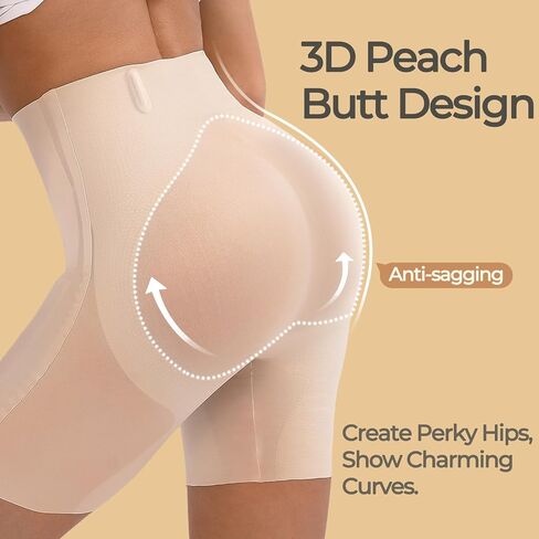 Shapewear Shorts For Women Tummy Control High Waisted Body Shaper Shorts Girdles Thigh Slimmer Butt Lifter Panties in Saudi Arabia