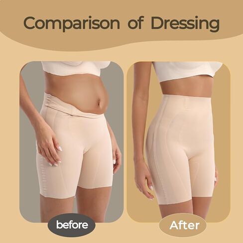 Shapewear Shorts For Women Tummy Control High Waisted Body Shaper Shorts Girdles Thigh Slimmer Butt Lifter Panties in Saudi Arabia