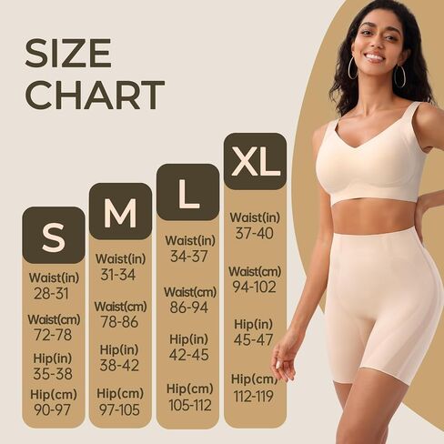 Shapewear Shorts For Women Tummy Control High Waisted Body Shaper Shorts Girdles Thigh Slimmer Butt Lifter Panties in Saudi Arabia