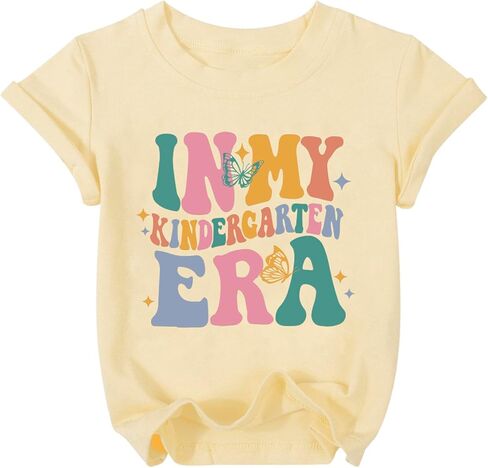 Kindergarten Shirt for Boys Girls First Day of Preschool Tshirt Little Kids 2024 Back to School Gift Tee in Kuwait