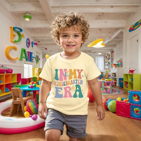 Kindergarten Shirt for Boys Girls First Day of Preschool Tshirt Little Kids 2024 Back to School Gift Tee in Kuwait