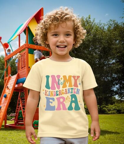Kindergarten Shirt for Boys Girls First Day of Preschool Tshirt Little Kids 2024 Back to School Gift Tee in Kuwait
