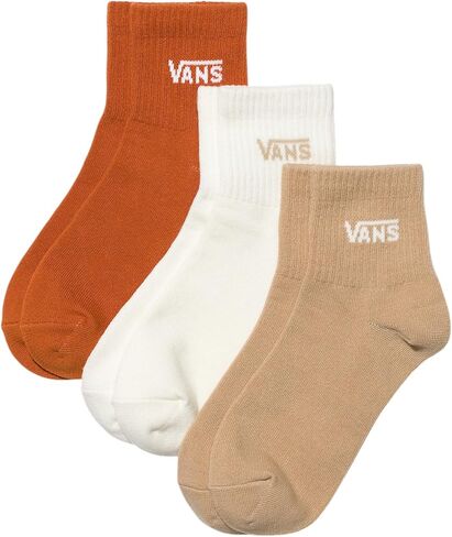 Vans | Women's, Half Crew Socks, 3-Pack (Black/Grey/White, 6.5-10) in Saudi Arabia