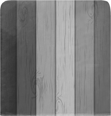 Black Grey Gradient Wood Board Dining Chair Cover 4 Pack Removable Chair Back Covers Abstract Modern Washable Kitchen Chairs Back Slipcover for Home/Office/Hotel/Restaurant Wooden Plank in Kuwait