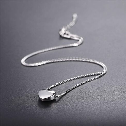 U7 Tiny Heart Necklace for Women, Stainless Steel 18K Gold/Black/Rose Gold Plated Link Chain Dainty Love Hearts Pendant Necklaces in Kuwait