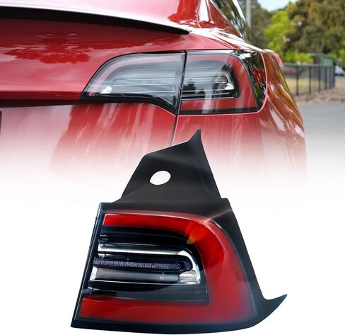 3 Pin LED Tail Light Assembly Compatible With Tesla Model 3 2017-2020 Right Passenger Side Rear Brake Lamp Replaces# 1077398-00-G 1077398 1077398-00-H 1077398-00-F in Saudi Arabia