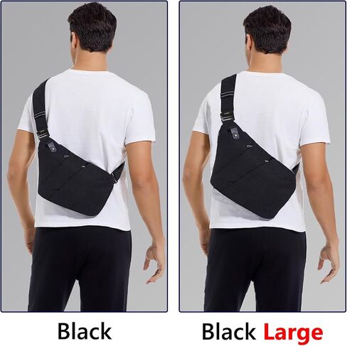 Crossbody Bag for Women and Men, Anti-theft Sling Bag Lightweight Shoulder for Hiking Travel in Saudi Arabia