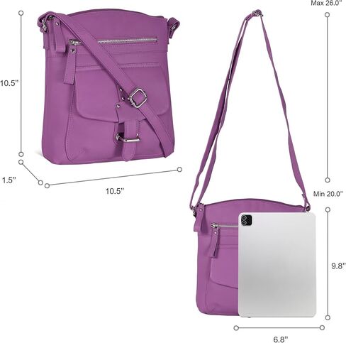 حقائب كروس جلدية للنساء - محافظ جلدية عصرية للنساء - حقيبة يد نسائية متوسطة الحجم - حقيبة حبال للسيدات in Kuwait