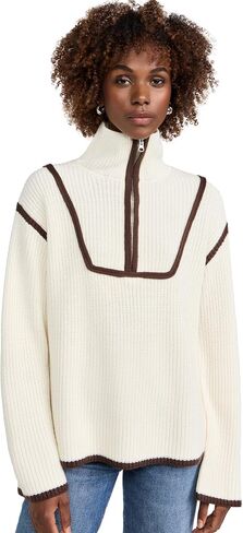 English Factory Women's Quarter Zip Sweatshirt in Saudi Arabia