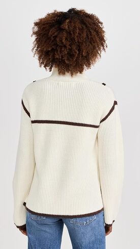 English Factory Women's Quarter Zip Sweatshirt in Saudi Arabia